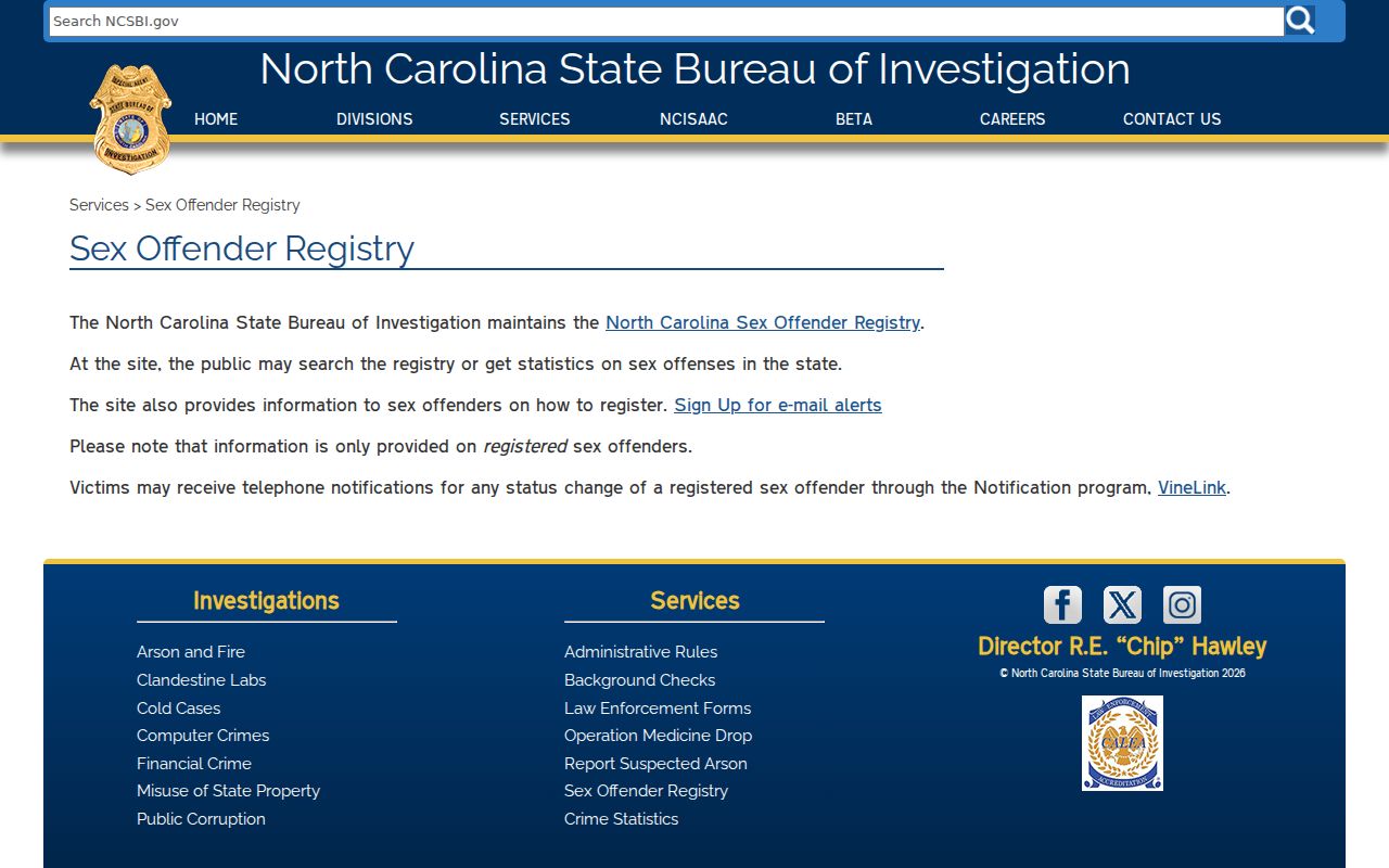 Camden County sex offender registry search and alert links